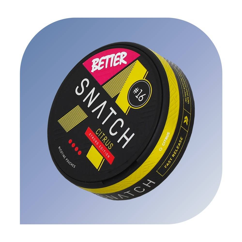 Snatch - Citrus Strong Edition (16mg/g) - nikotínové vrecúška