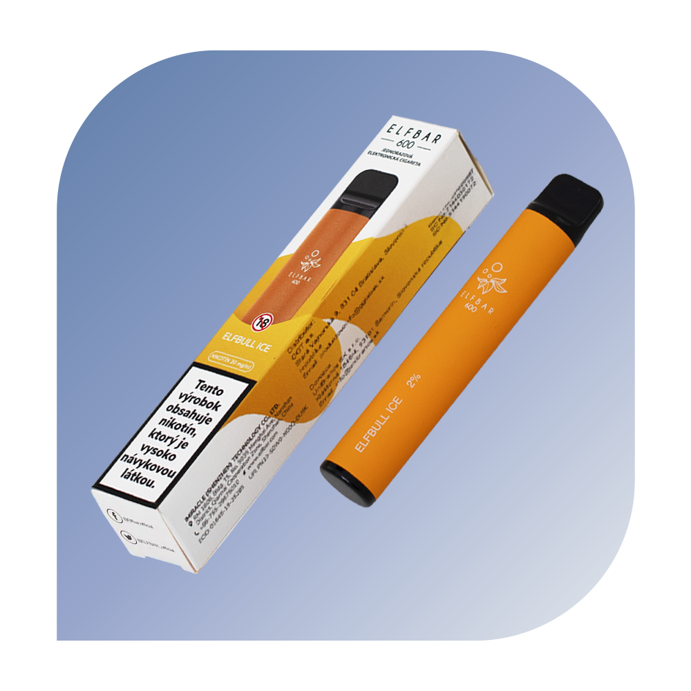 Elfbar 600 Puffs - Elfbull Ice (20mg/ml) - jednorazová bezdymka