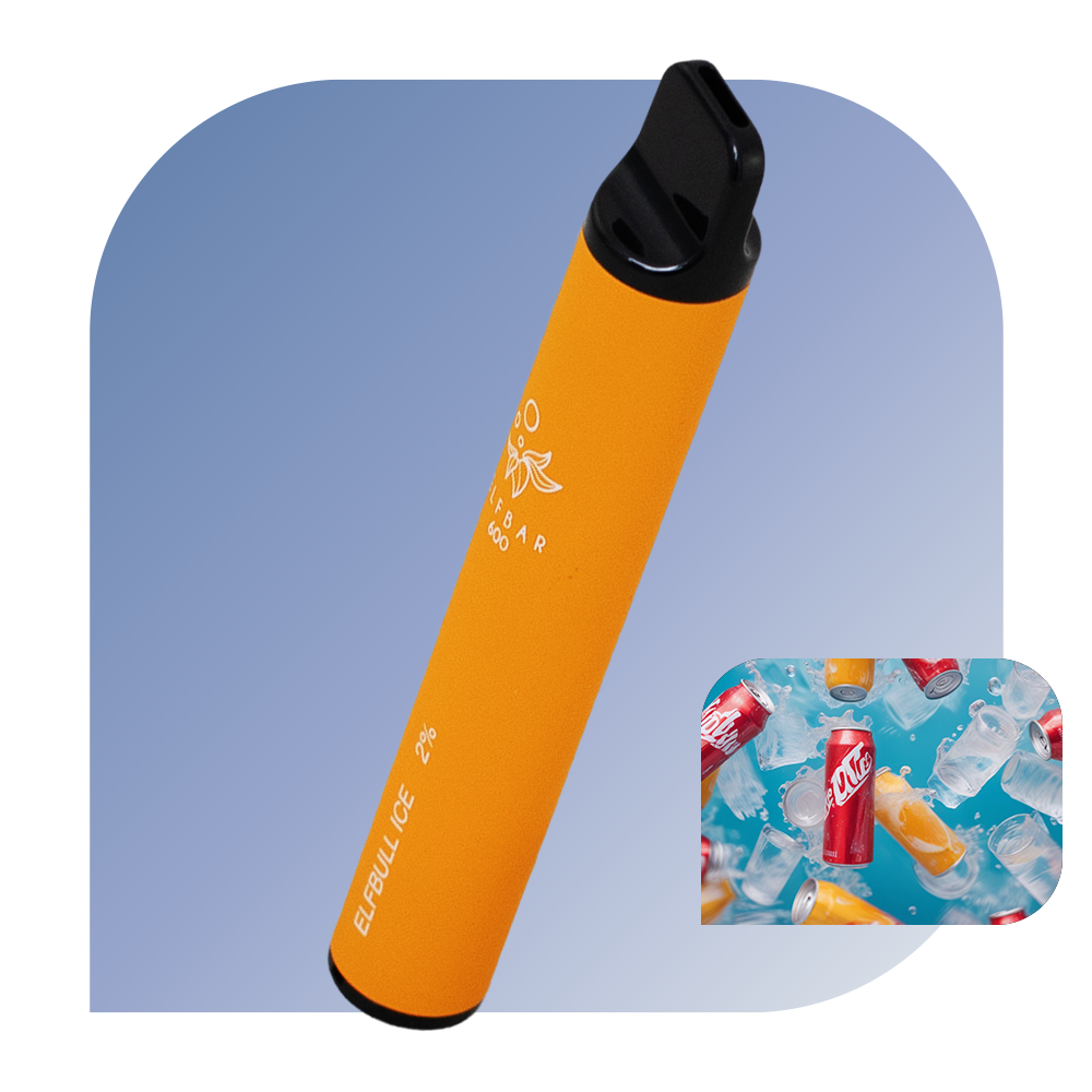 Elfbar 600 Puffs - Elfbull Ice (20mg/ml) - jednorazová bezdymka