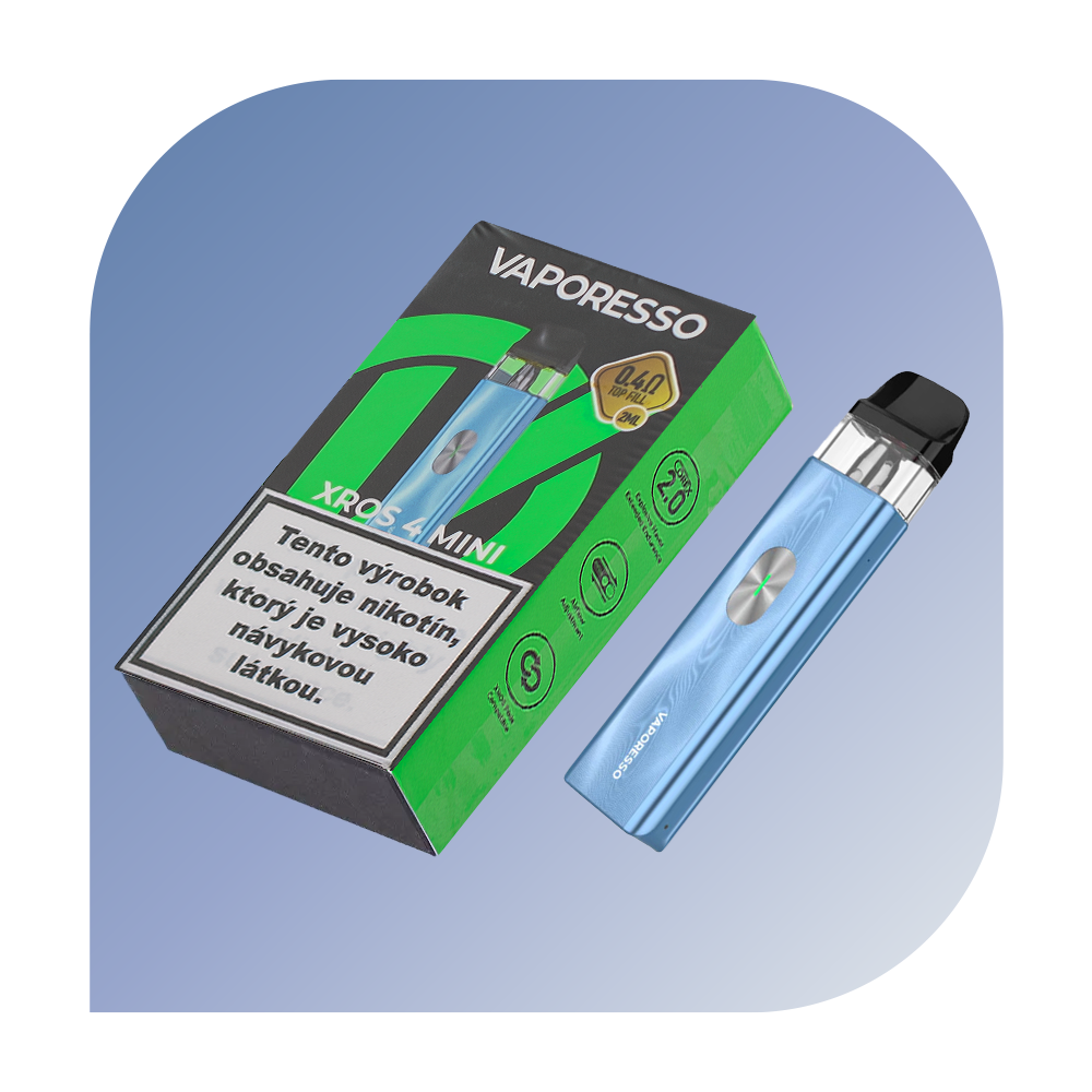 Vaporesso XROS 4 Mini Ice Blue - základná jednotka