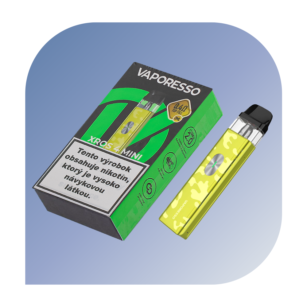 Vaporesso XROS 4 Mini Camo Yellow - základná jednotka