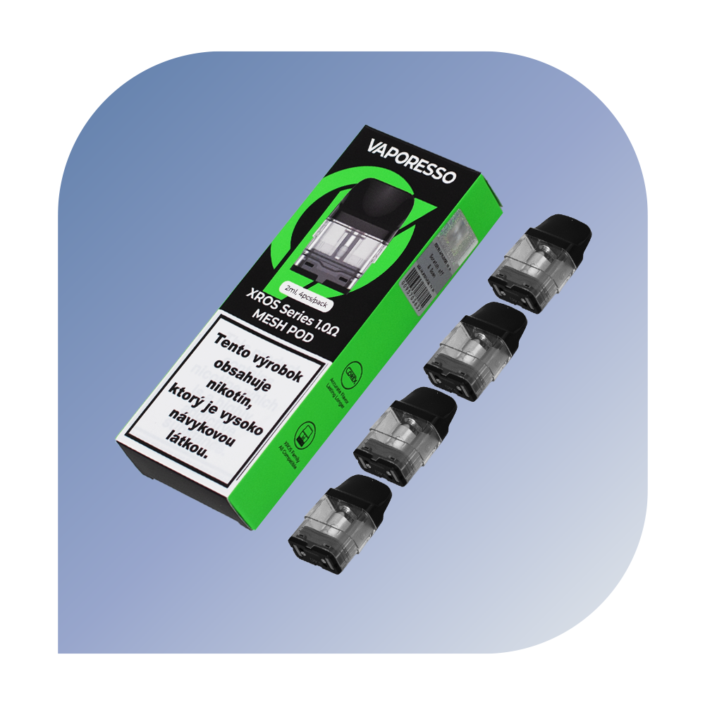 Vaporesso Xros 2ml 1,0 ohm - náhradný pod