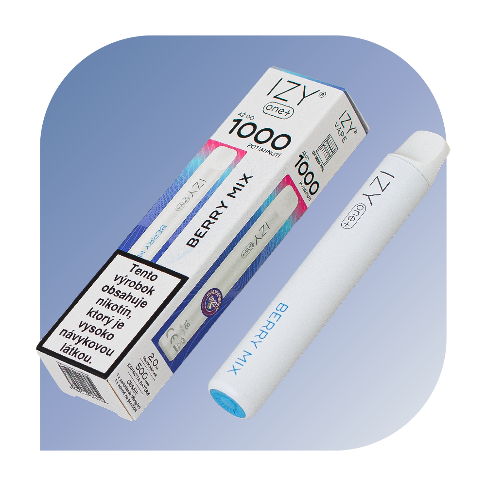 IZY one+ 1000 Puffs - Berry Mix (18mg/ml) - jednorazová bezdymka
