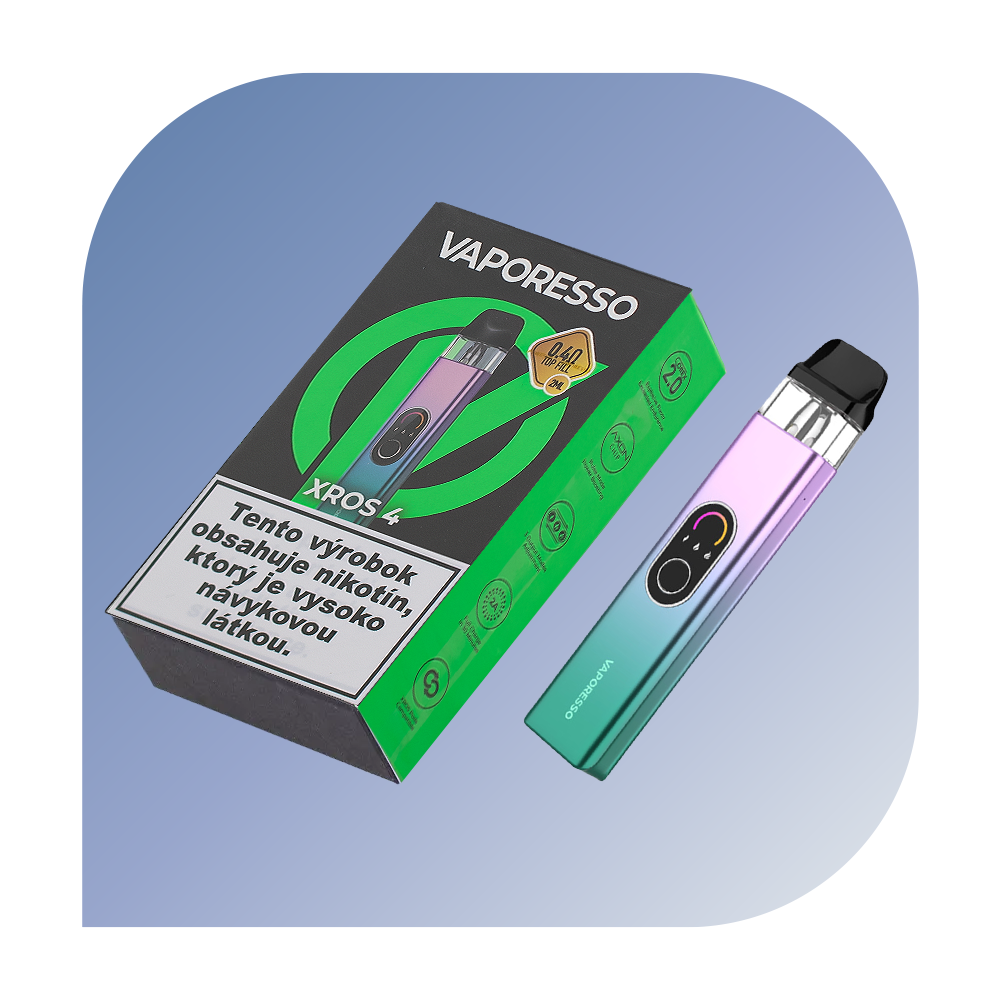 Vaporesso XROS 4 Pink Mint - základná jednotka