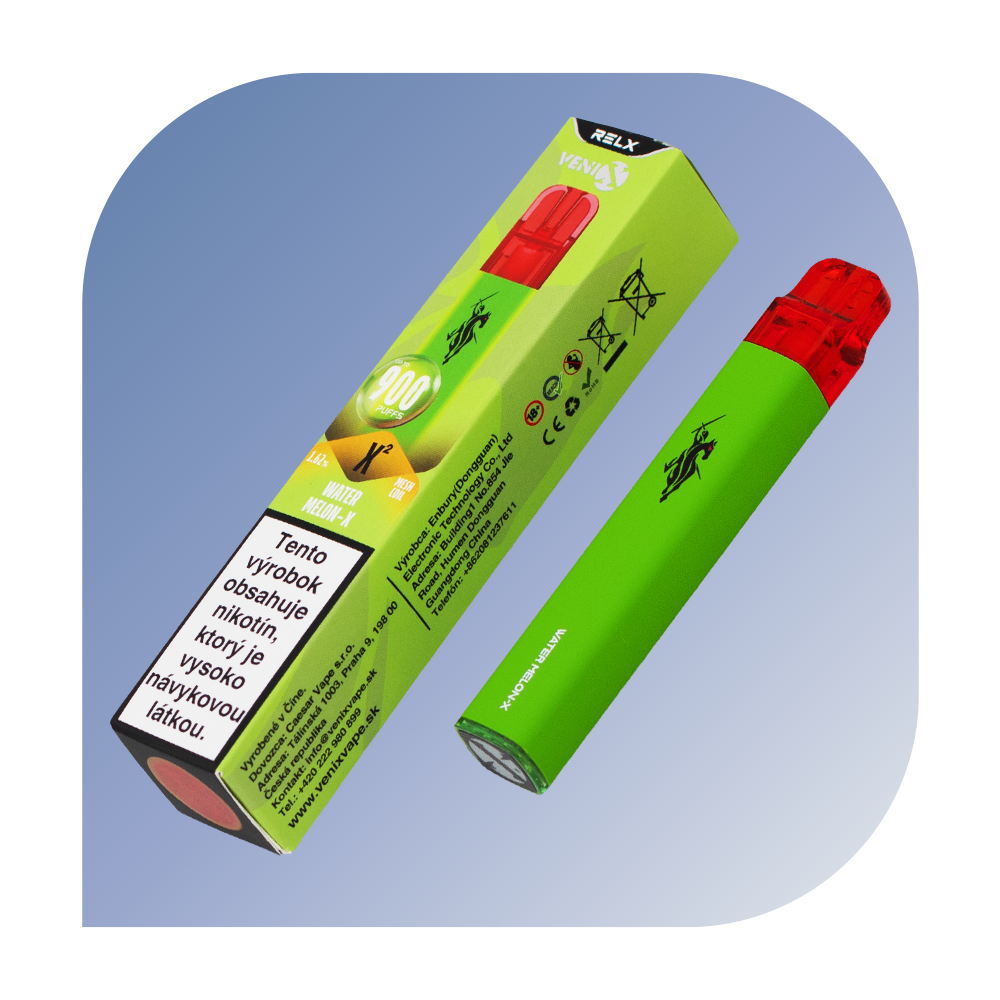 Relx Venix X2 séria - Watermelon-X (18mg/ml) - jednorazová bezdymka