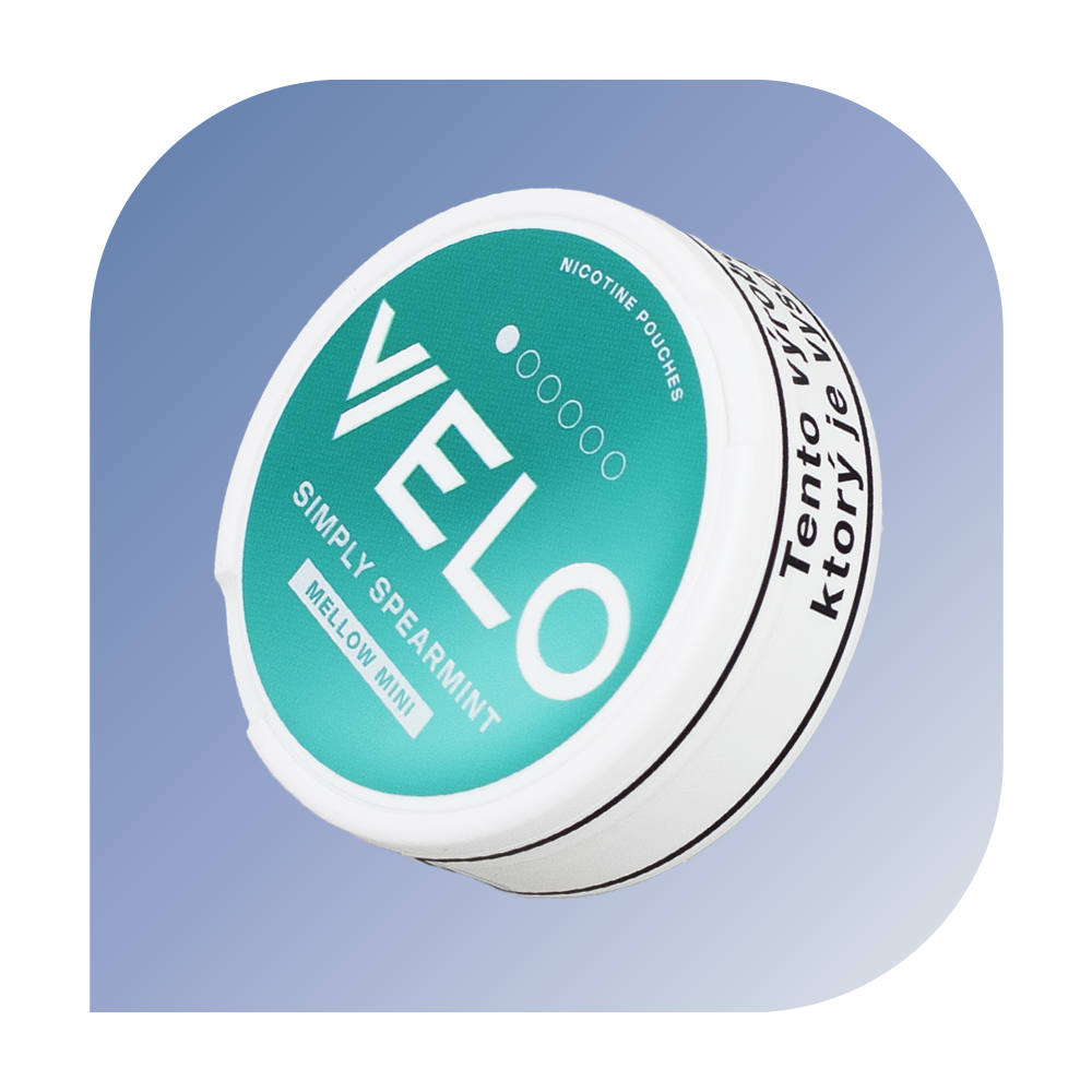 VELO 1 - Simply Spearmint Mellow Mint (15,6mg/g) - nikotínové vrecúška