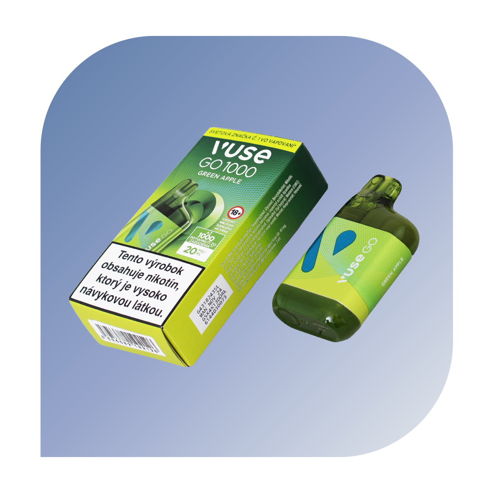  VUSE GO Edition 01 - Apple Sour (20mg/ml) - jednorazovu00e1 bezdymka