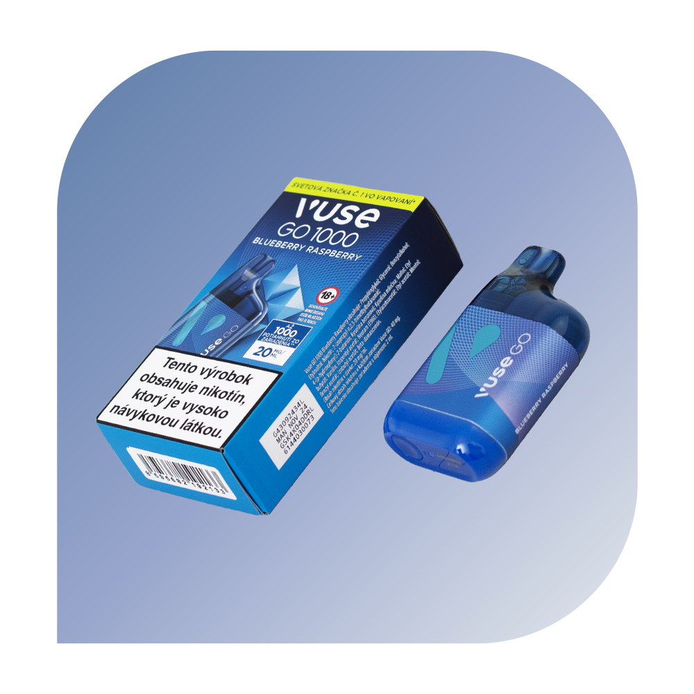  VUSE GO Edition 01 - Blue Raspberry (20mg/ml) - jednoru00e1zovu00e1 bezdymka