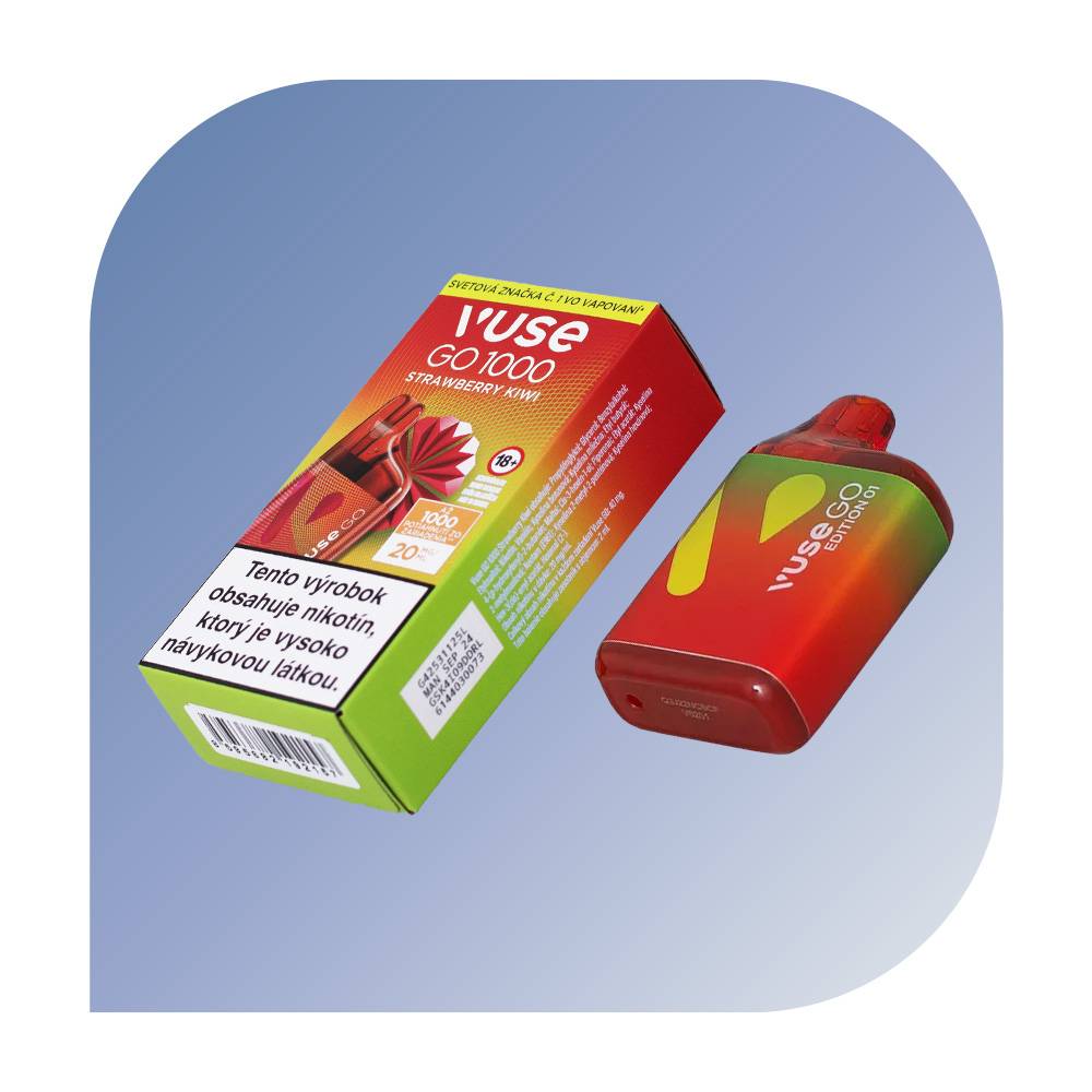  VUSE GO 1000 Puffs - Strawberry Kiwi (20mg/ml) - jednorázová bezdymka