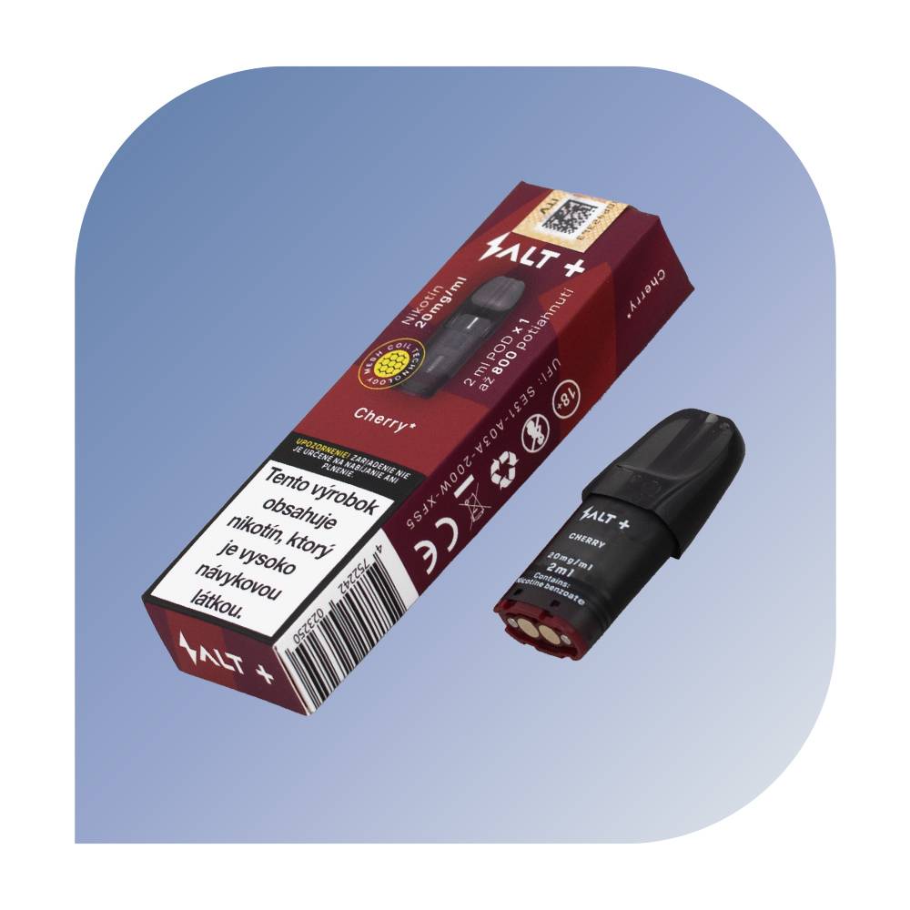  Salt Plus - Cherry (20mg/ml) - vymeniteľný POD 1ks