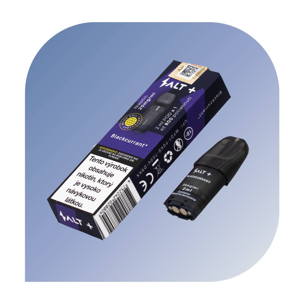  SALT Plus - Blackcurrant (20mg/ml) - vymeniteľný POD 1ks