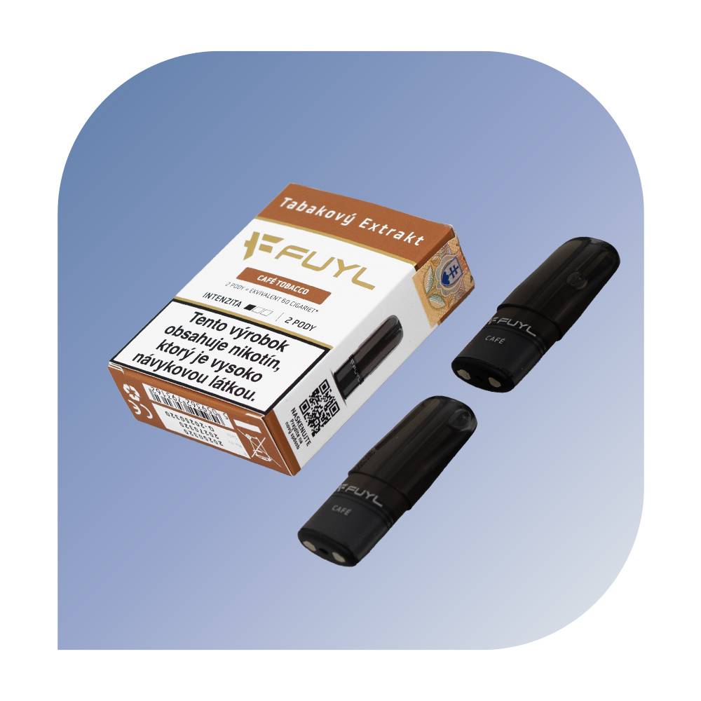 FUYL - Cafe Tobacco Extract (18mg/ml) - vymeniteľný POD 2ks