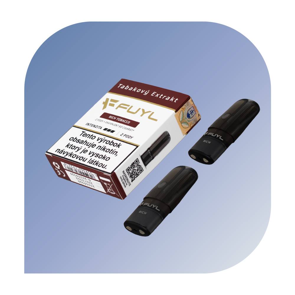 FUYL - Rich Tobacco Extract (18mg/ml) - vymeniteľný POD 2ks