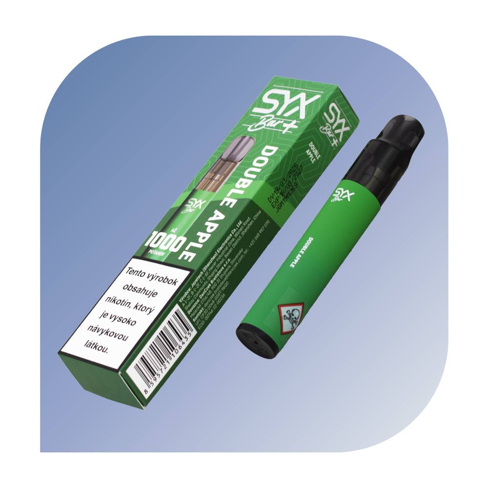  SYX Bar 1000 Puffs - Double Apple (20mg/ml) - jednorazová bezdymka