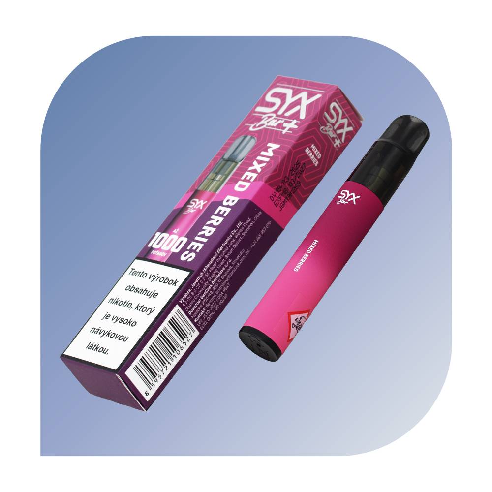  SYX Bar 1000 Puffs - Mixed Berries (20mg/ml) - jednorazová bezdymka