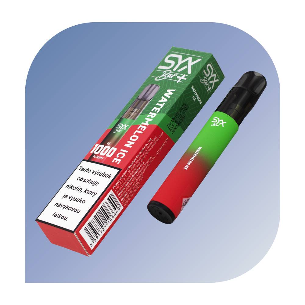  SYX Bar 1000 Puffs - Watermelon Ice (20mg/ml) - jednorazová bezdymka