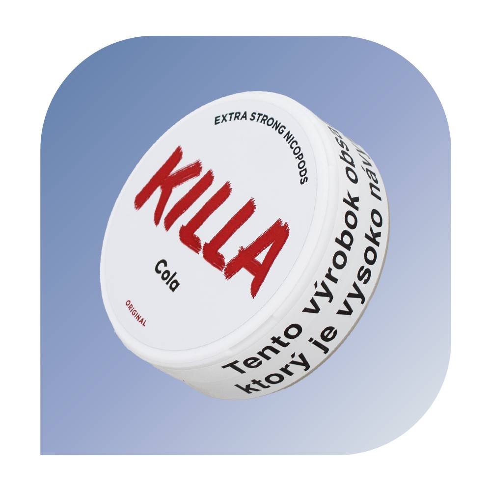 KILLA - Cola Extra Strong (16mg/g) - nikotínové vrecúška