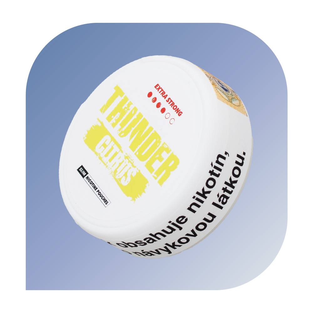  Thunder 4 - Citrust Slim (16mg/g) - nikotu00ednovu00e9 vrecu00fau0161ka
