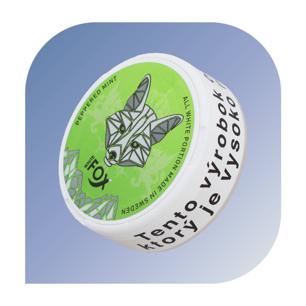  White Fox - Peppered Mint (15mg/g nikotu00ednu) - nikotu00ednovu00e9 vrecu00fau0161ka