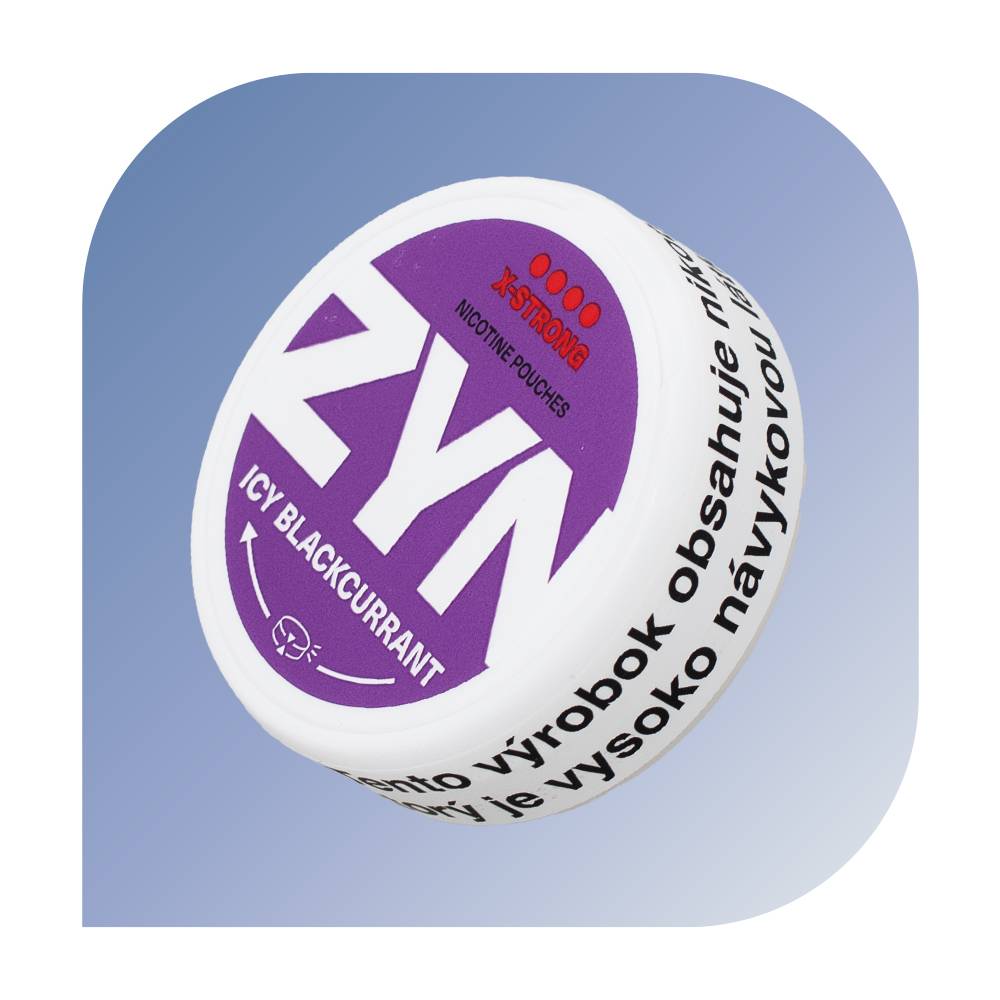 ZYN - Icy Blackcurrant Strong (15mg/g) - nikotínové vrecúška