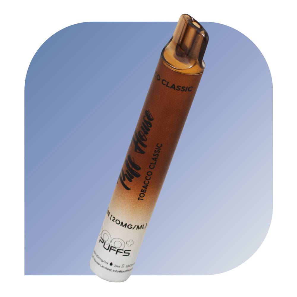  Puff House 1000 Puffs - Tobacco Classic (20mg/ml) - bezdymka
