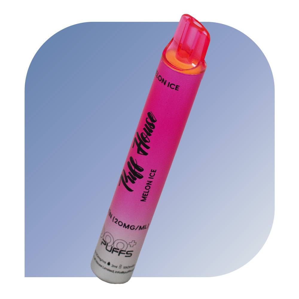  Puff House 1000 Puffs - Melon Ice (20mg/ml) - jednorazovu00e1 e-cigareta