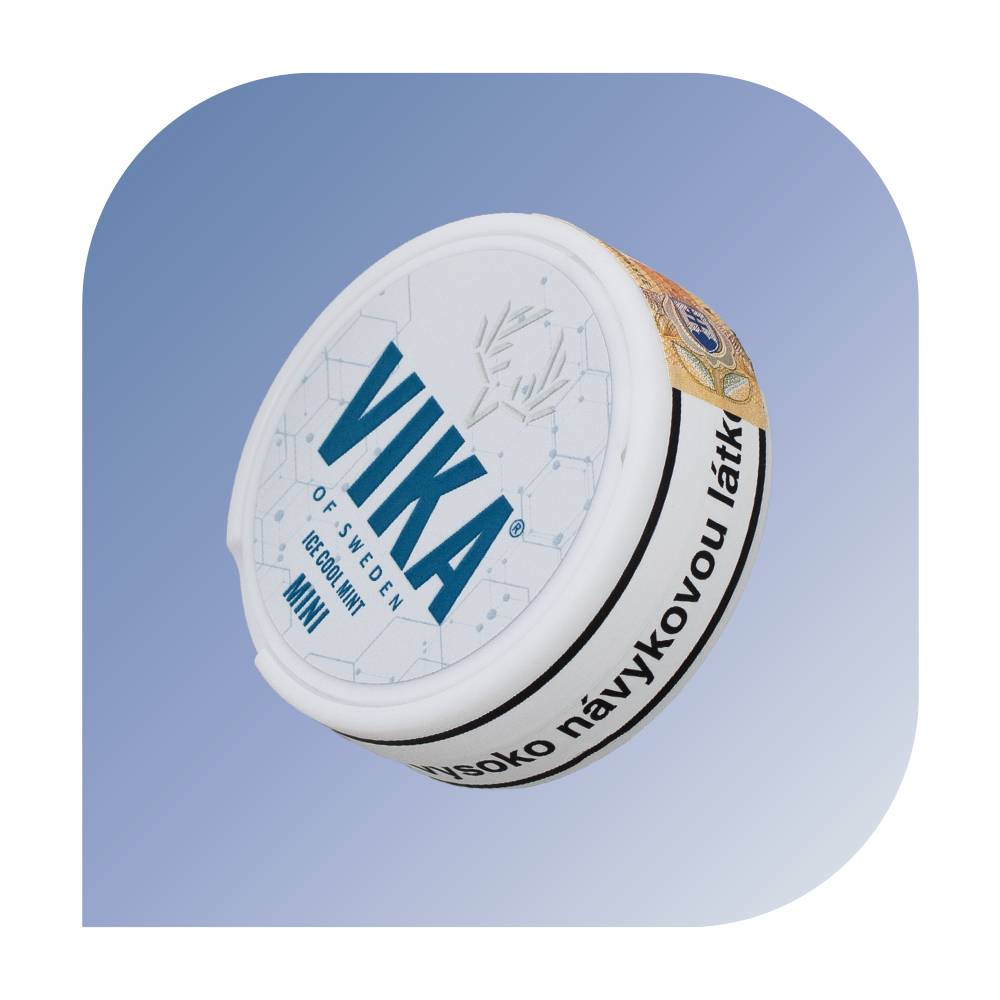 VIKA MINI - Ice Cool Mint (12,5mg/g) - nikotínové vrecúška