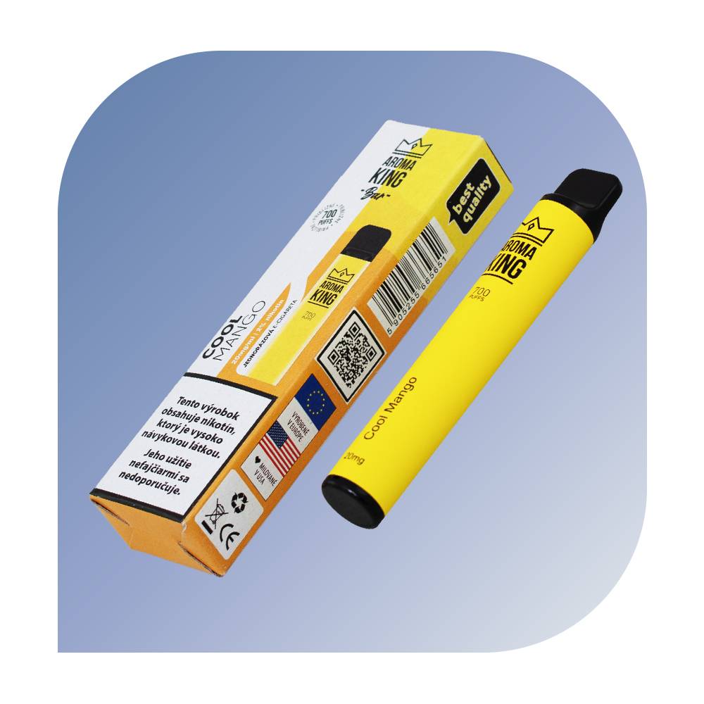  Aroma King Classic 700 Puffs - Cool Mango (20mg/ml) - jednorazová bezdymka