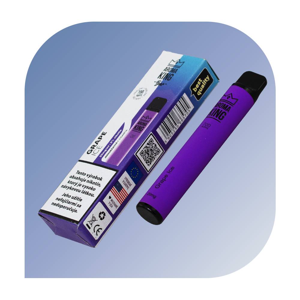  Aroma King Classic 700 Puffs - Grape Ice (20mg/ml) - jednorazová bezdymka