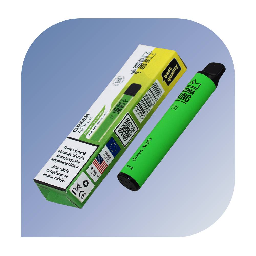  Aroma King Classic 700 Puffs - Green Apple (20mg/ml) - jednorazová bezdymka