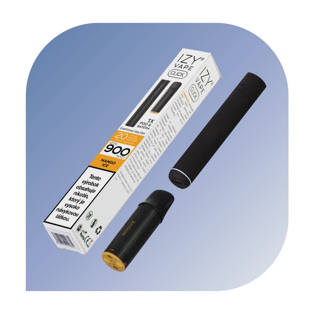  Izy Click Kit - Mango Ice (20mg/ml) - podová bezdymka