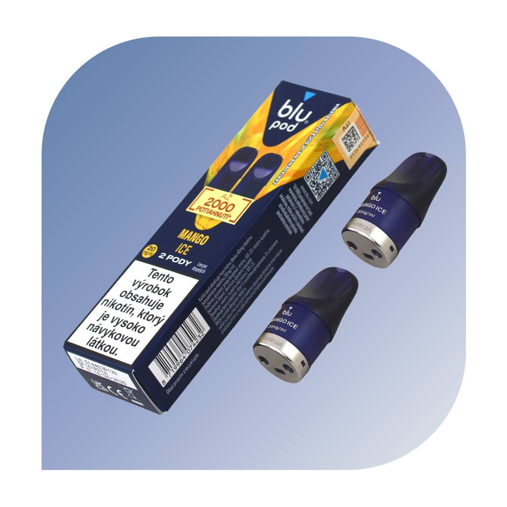  Blu Bar - Mango Ice (20mg/ml) - vymeniteľný POD 2ks