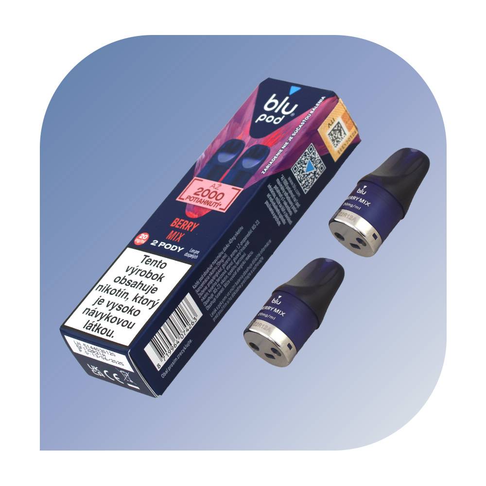  Blu Bar - Berry Mix (20mg/ml) - vymeniteľný POD 2ks