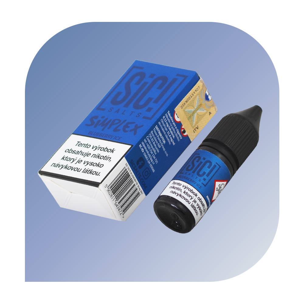  SIC SALTS - Blueberry Ice (20mg/ml) - e-liquid