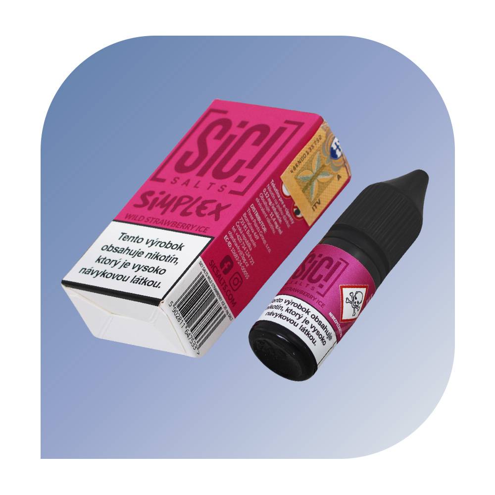  SIC SALTS - Wild Strawberry Ice (20mg/ml) - e-liquid