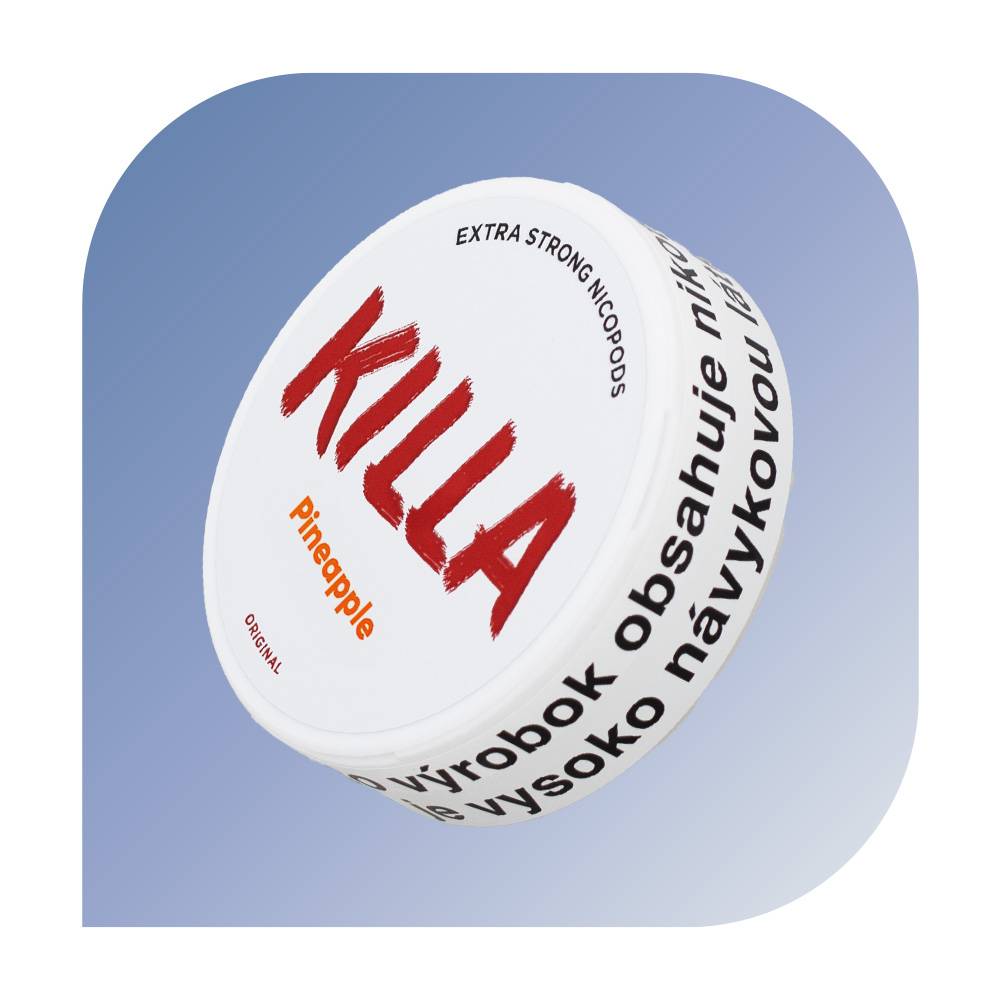 KILLA - Pineapple Extra Strong (16mg/g) - nikotínové vrecúška