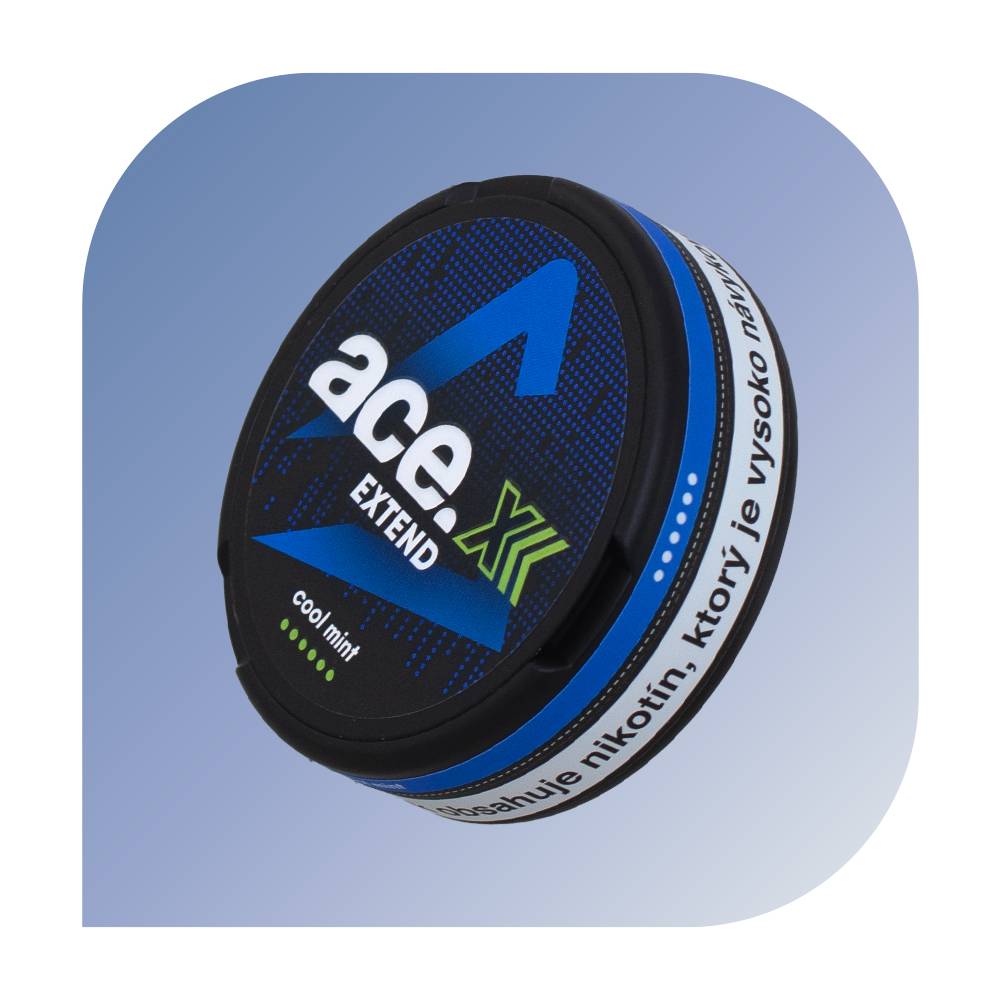 Ace X Extend - Cool Mint (20mg/g) - nikotínové vrecúška
