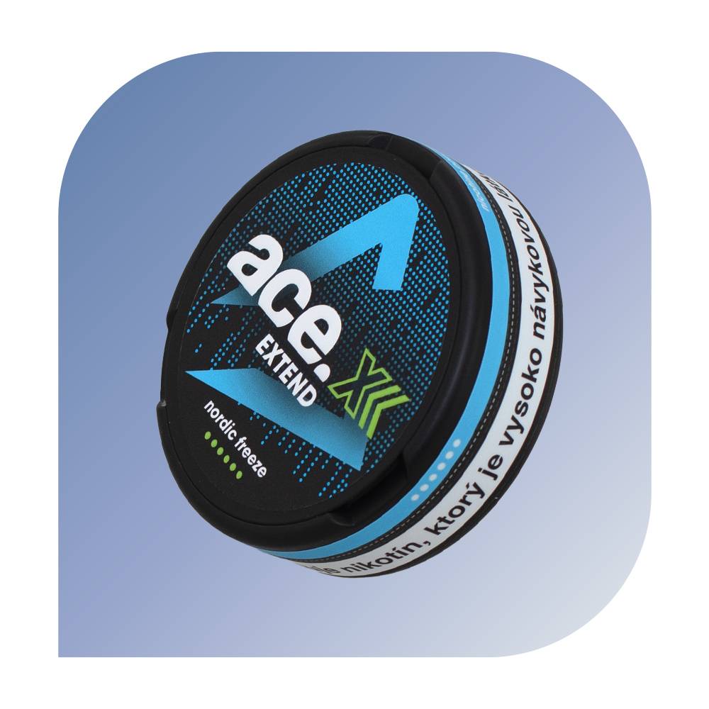 Ace X Extend - Nordic Freeze (20mg/g) - nikotínové vrecúčka