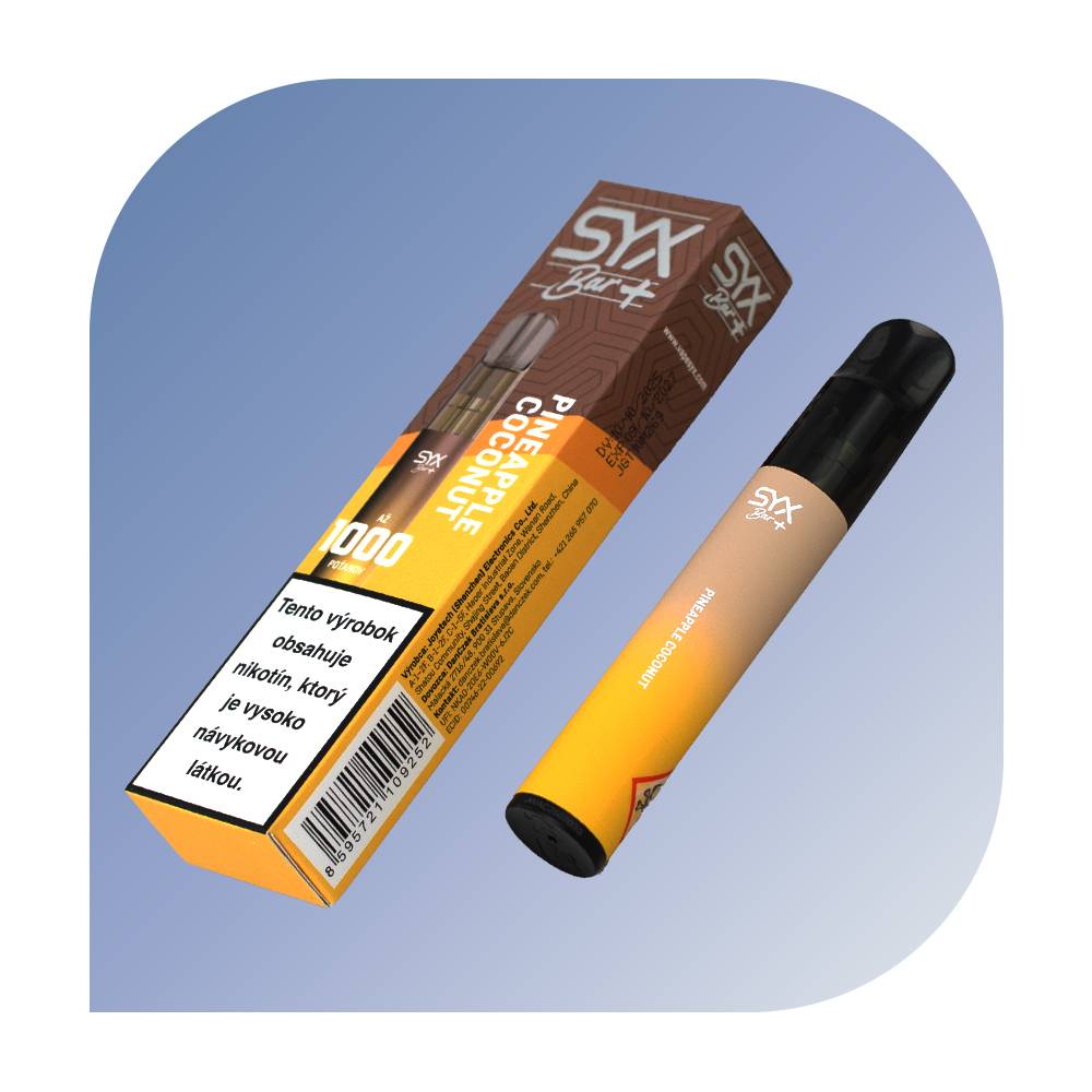  SYX Bar 1000 Puffs - Pineapple Coconut (20mg/ml) - jednorazová bezdymka