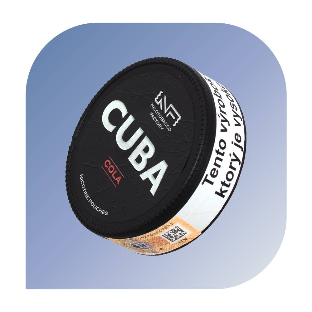 CUBA Black - Cola (30mg/g) - nikotínové vrecúška