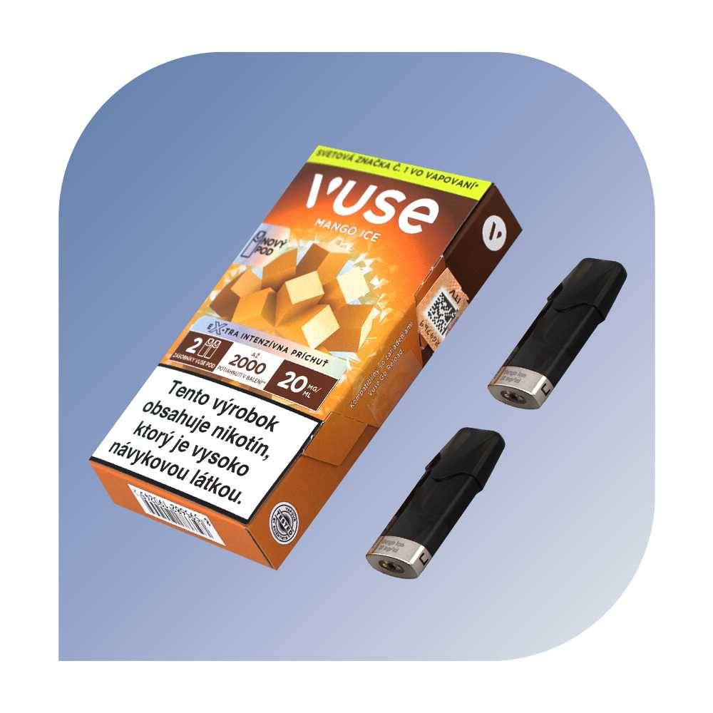 VUSE GO - Mango Ice (20mg/ml) - vymeniteľný POD 2ks