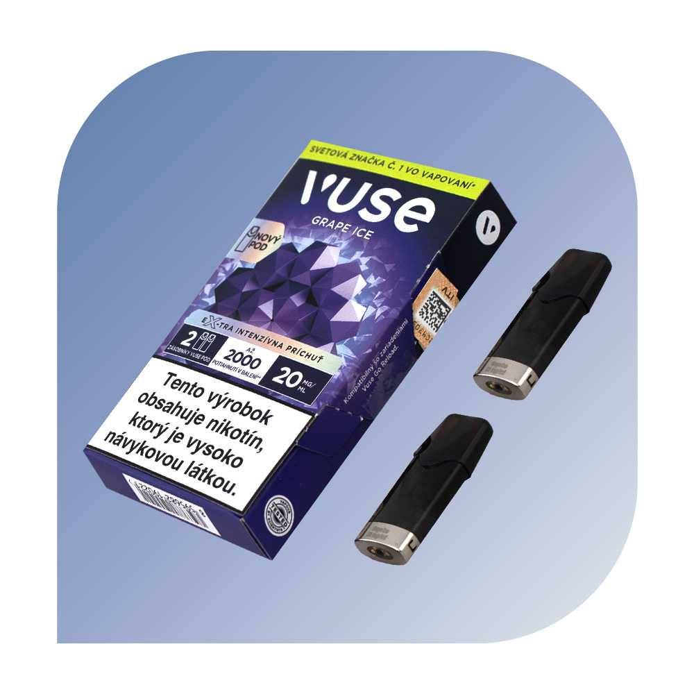 VUSE GO - Grape Ice (20mg/ml) - vymeniteľný POD 2ks