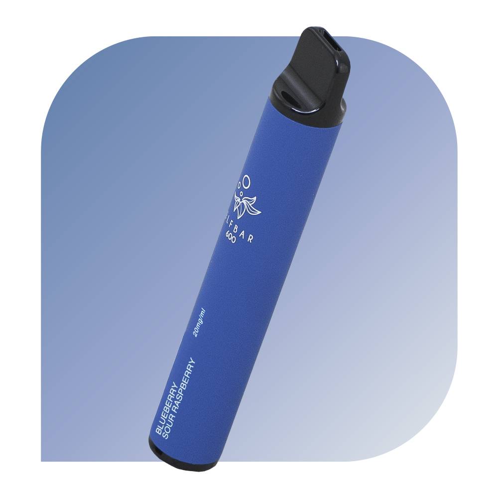  Elfbar 600 Puffs - Blueberry + Sour Raspberry (20mg/ml) - jednorazovu00e1 bezdymka