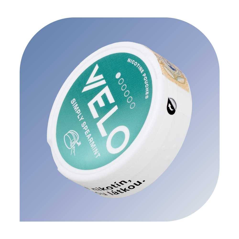 VELO 1 - Simply Spearmint Mellow Mint (15,6mg/g) - nikotínové vrecúška