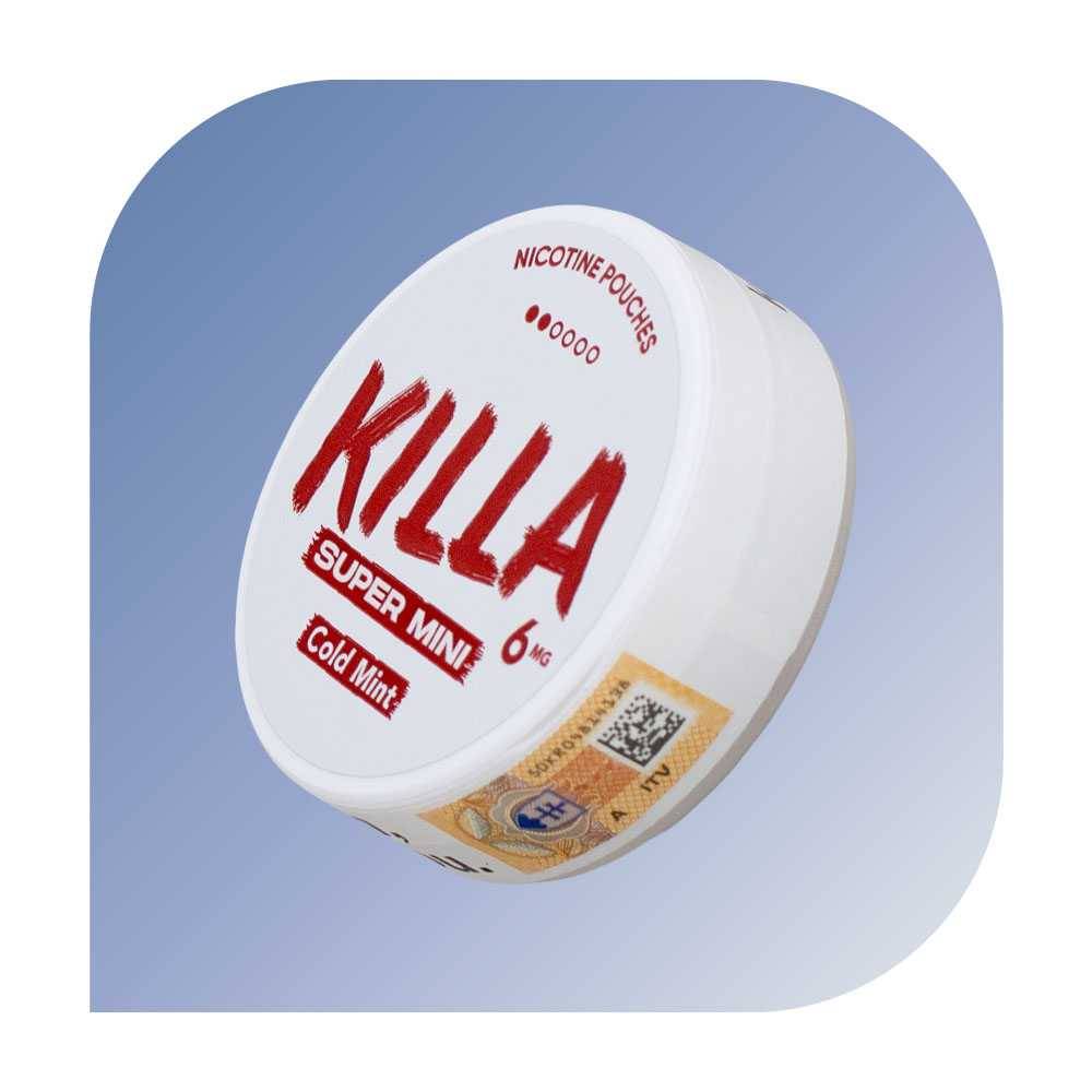  KILLA - Super Mini Cold Mint (8mg/g) - nikotu00ednovu00e9 vrecu00fau0161ka