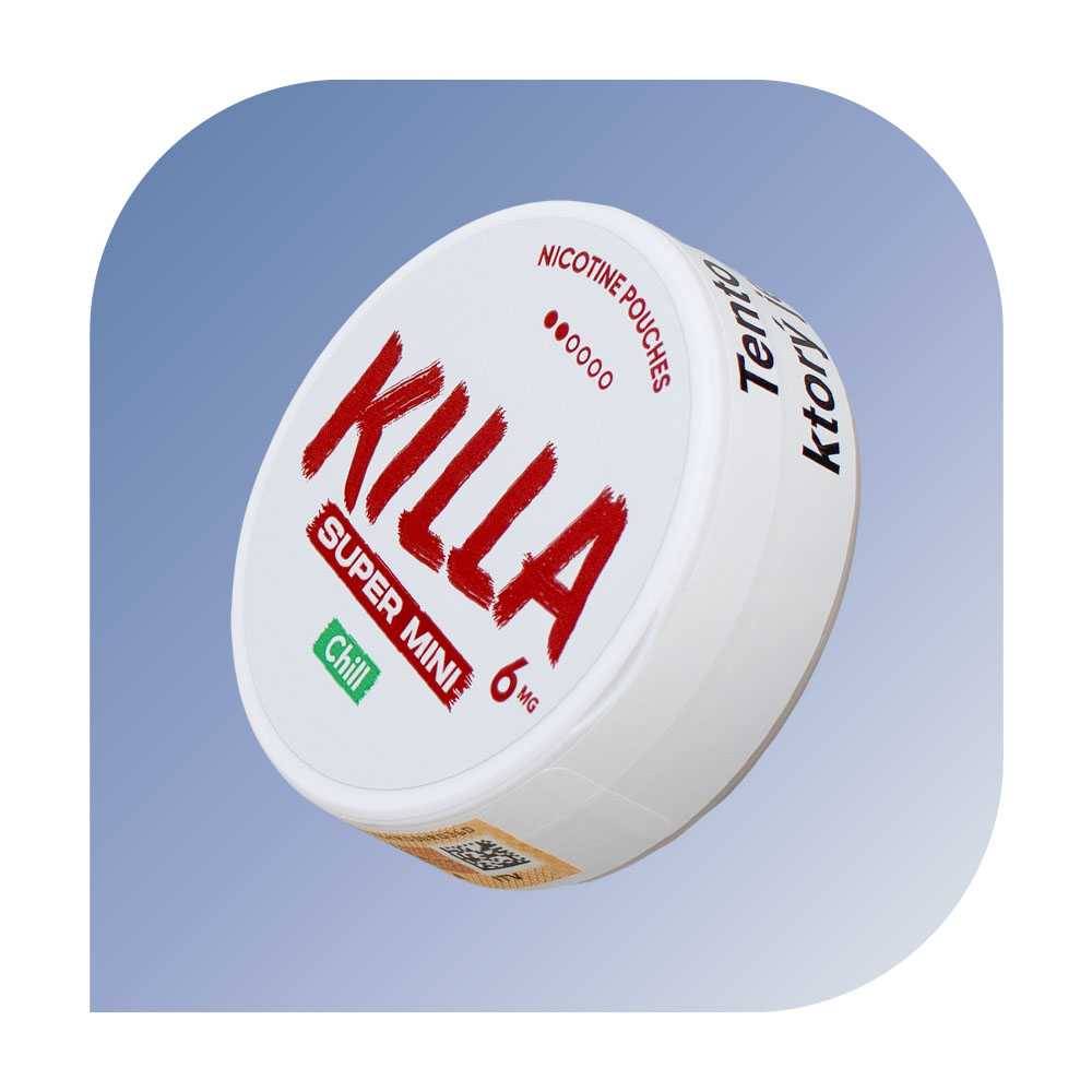 KILLA - Super Mini Chill (8mg/g) - nikotínové vrecúška