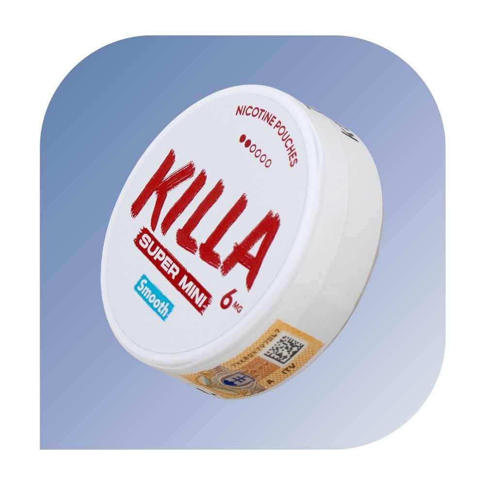  KILLA - Super Mini Smooth (8mg/g) - nikotu00ednovu00e9 vrecu00fau0161ka