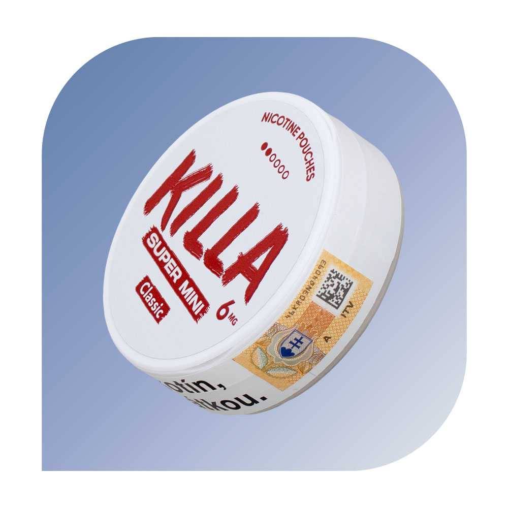 KILLA - Super Mini Classic (8mg/g) - nikotínové vrecúška