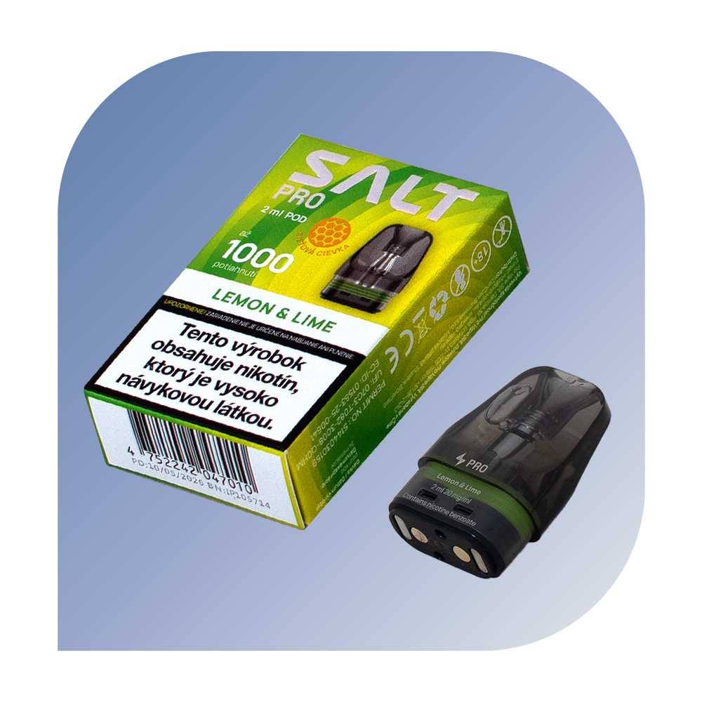 SALT PRO - Lemon Lime (20mg/ml) - vymeniteľný POD