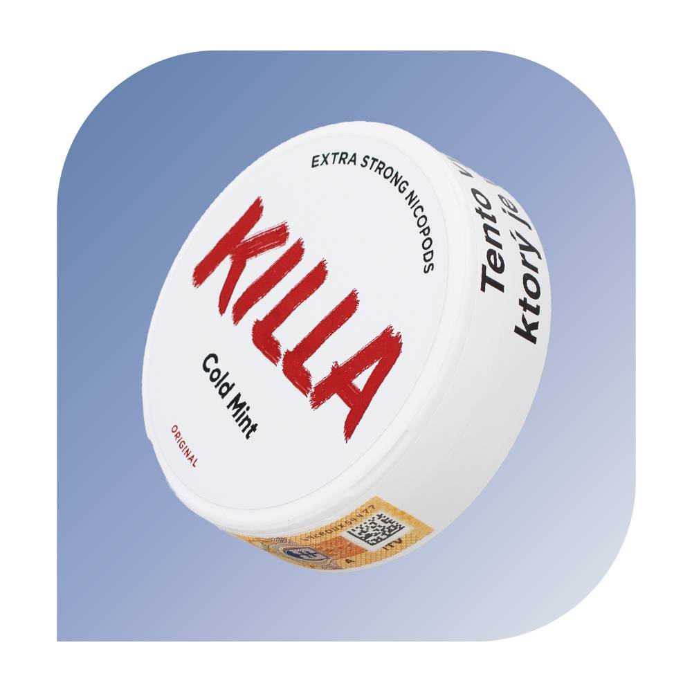  KILLA - Cold X Mint Extra Strong (16mg/g) - nikotínové vrecúška